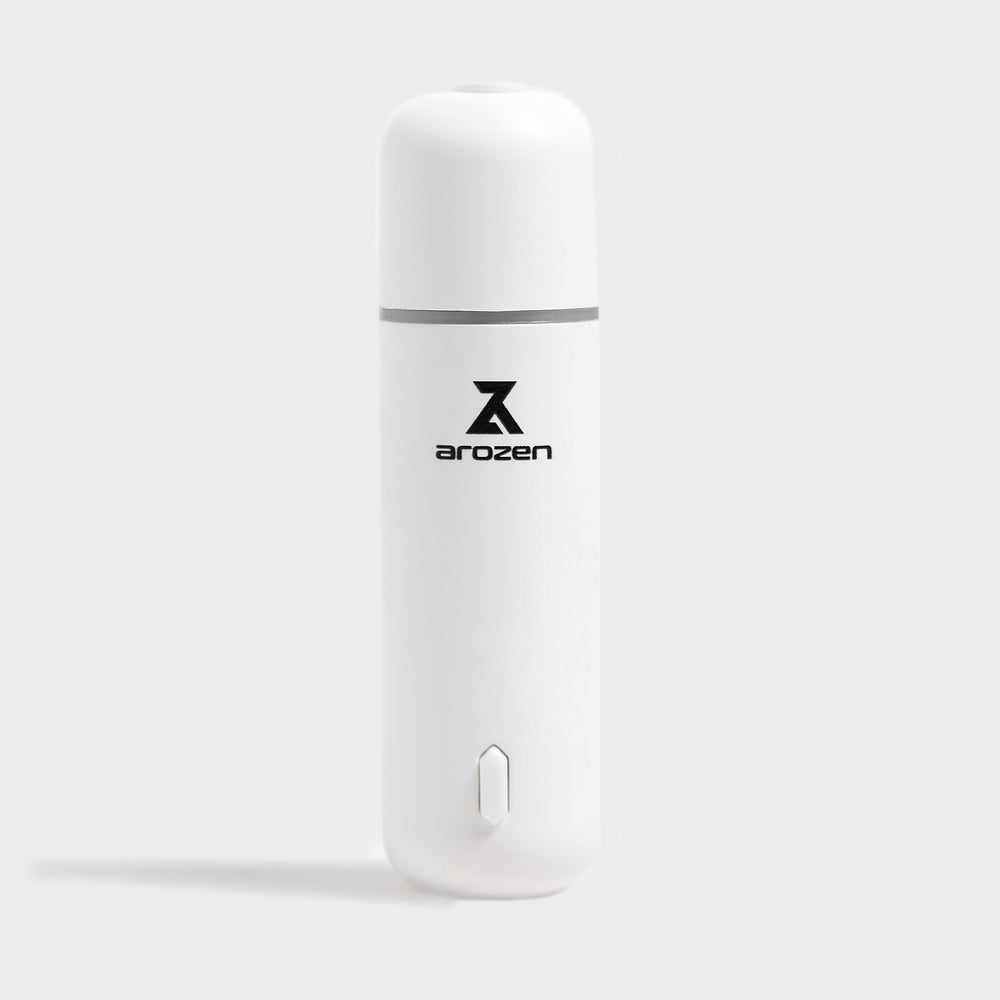 
                  
                    The AURA X1 CAR SCENT DIFFUSER is a sleek white cylinder with a rounded top and black logo, standing upright on a light grey background—perfect for elevating your car interior with fragrance oils.
                  
                